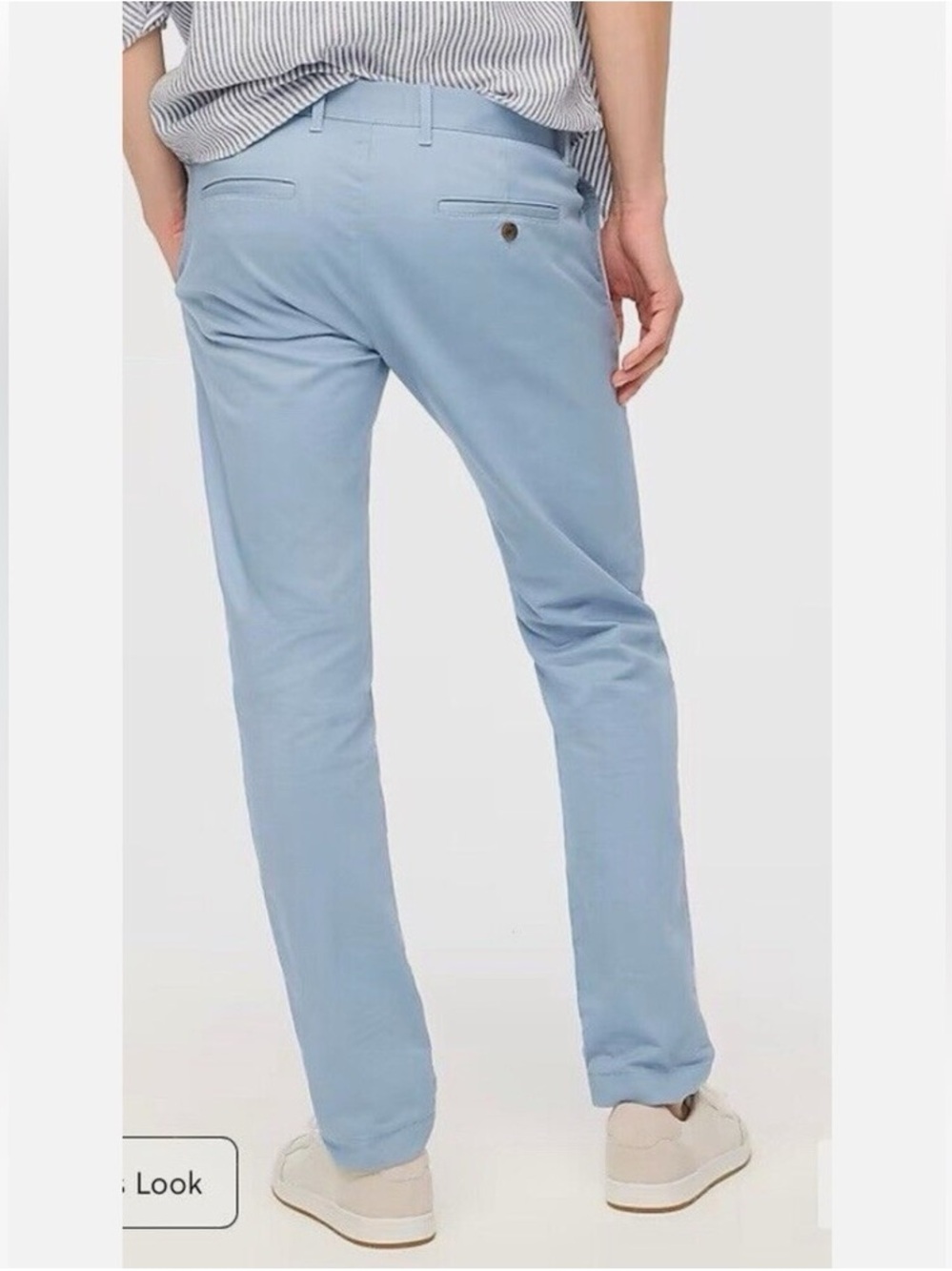 NWT J. Crew Flex Straight Light Blue Men's Chinos W 30 L 32